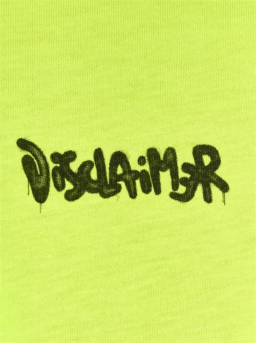 t-shirt DISCLAIMER | 25EDS54827GIALLO LIME